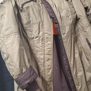 Nike Tan and Brown Military Jacket